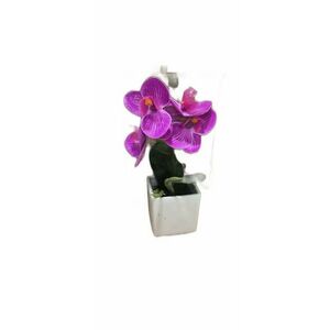 Orchidea művirág kaspós 20cm kép