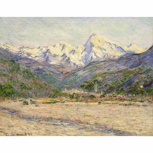 Reprodukciós kép 70x55 cm The Valley of the Nervia, Claude Monet – Fedkolor kép