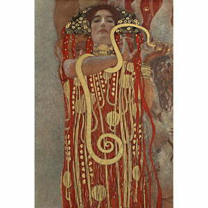 Reprodukciós kép 60x90 cm Hygieia, Gustav Klimt – Fedkolor kép