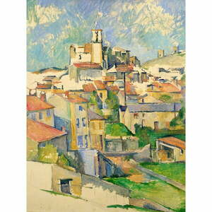 Reprodukciós kép 50x70 cm Gardanne, Paul Cézanne – Fedkolor kép