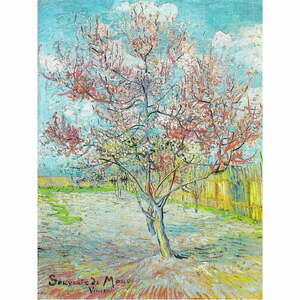 Reprodukciós kép 30x40 cm Pink Peach Trees, Vincent van Gogh – Fedkolor kép