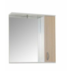Oglio Fürdőszobai tükrös szekrény 50cm sonoma kép