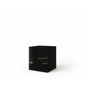 Salas E1 Magasfényű nappali szekrény elem Fekete kép