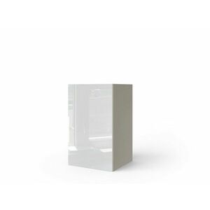 Salas E2 Magasfényű nappali szekrény elem Fehér kép