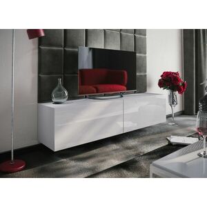 Salas 12 Magasfényű 2 modul Nappali fali bútorszett Fehér kép