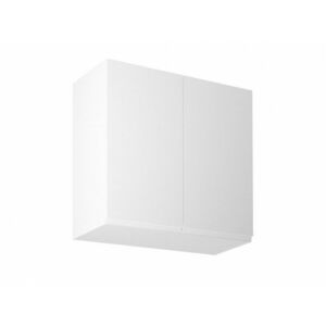 Aspen kétajtós felső konyhaszekrény Magasfényű Fehér kép
