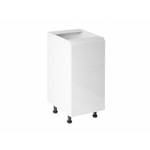 Aspen D40 alsó konyhaszekrény balos Magasfényű Fehér kép