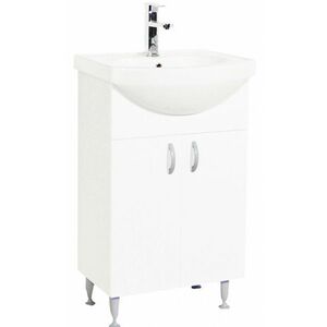Ikeany fürdőszoba alsószekrény fehér - mosdóval 50 cm kép