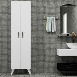 BODOL0101 Fürdőszobai magas szekrény Fehér kép