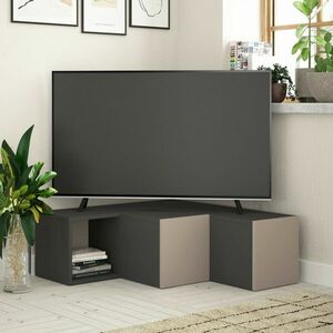 Compact Tv-állvány Antracit barna kép