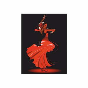 Tango vászon fali kép, 30 x 40 cm kép