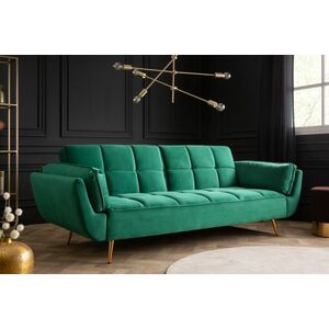 Nyitható kanapé Bailey 213 cm smaragdzöld kép