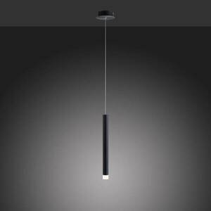 LED függő lámpa Bruno, egy izzós, fekete kép