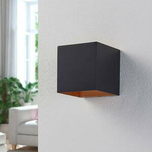 Arcchio LED fali lámpa Zuzana, szögletes, fekete, 9, 7 cm széles kép