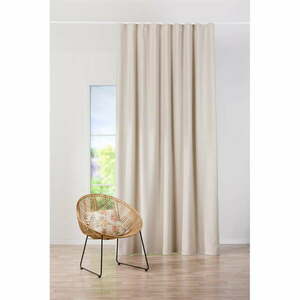 Krémszínű függöny akasztókhoz 140x260 cm – Mendola Fabrics kép
