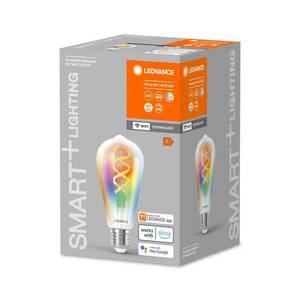 LEDVANCE SMART+ WiFi E27 4, 8W Edison átlátszó RGB kép