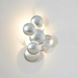 LED fali világítás Bolladaria, 3 izzós, ezüst kép