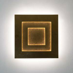 LED fali világítás Masaccio Quadrato, arany kép