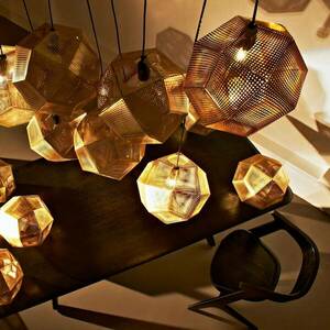 Tom Dixon Etch lógó világítás geometriai, sárgaréz kép