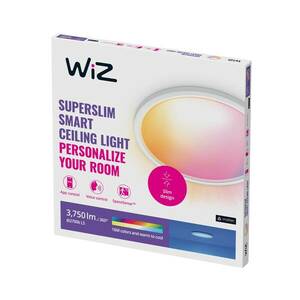 WiZ SuperSlim LED mennyezeti lámpa RGBW Ø54cm fehér kép