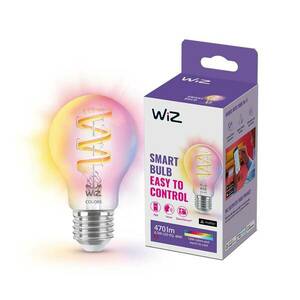 WiZ A60 LED filament izzó WiFi E27 6, 3W RGBW kép