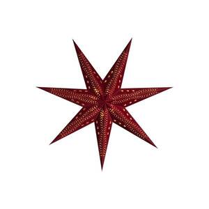 Sterntaler bársony papírcsillag, Ø 75 cm piros kép