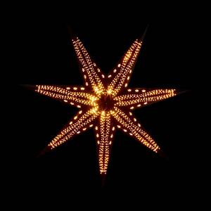 Sterntaler bársony papírcsillag, Ø 75 cm fekete kép
