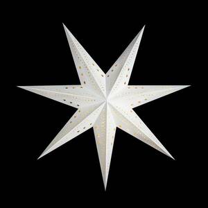 Sterntaler bársony papírcsillag, Ø 75 cm fehér kép