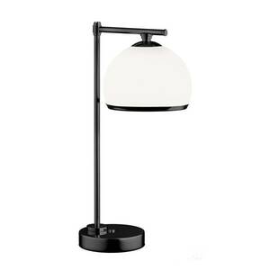 Mina asztali lámpa, egy izzós, fekete kép