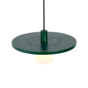 LED külső fali lámpa Montoya, alumínium, zöld kép