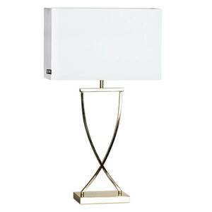 Rydéns Omega asztali lámpa sárgaréz/fehér magasság 69cm kép