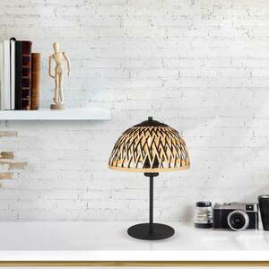 Asztali világítás lámpa Colly bambuszhálóból kép