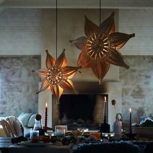 PR Home Agnes dekoratív csillag természetes szálból készült függő Ø78 cm kép
