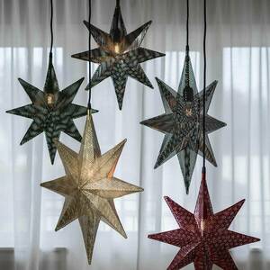 PR Home Capella dekoratív csillag, 8-ágú, ezüst 50 cm kép