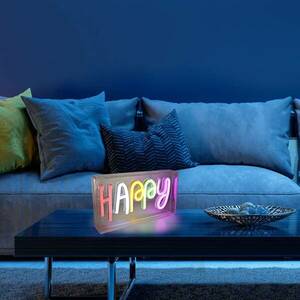 LED asztali világítás Neon Happy, USB kép