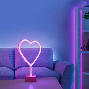LED asztali világítás Neon Szív, elemes kép