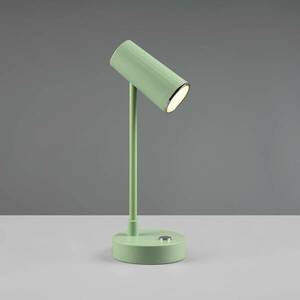 LED asztali lámpa Lenny CCT akkumulátor, zöld kép