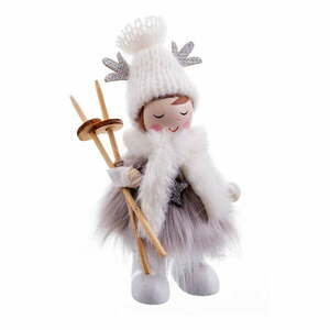 Karácsonyi figura Doll Skis – Casa Selección kép