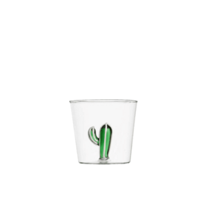 Pohár zöld kaktusszal 350 ml kép