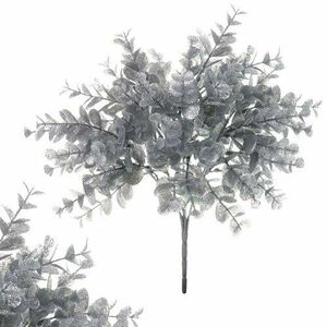 Mű eukaliptusz ág deres, ezüst kép