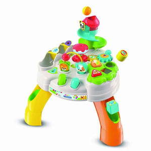 Clementoni Baby Játszóasztal kockákkal és kisállatokkal kép