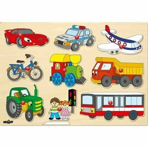 Woody Puzzle táblán – Járművek kép
