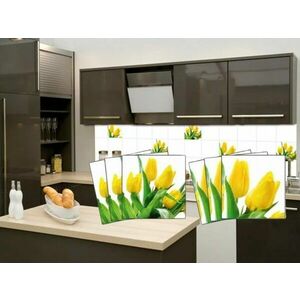 Csempematrica sárga tulipánok kép