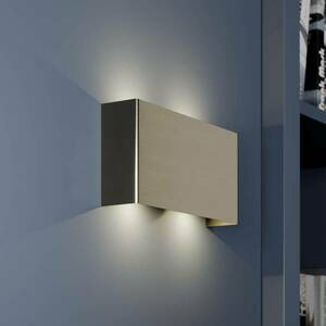 Quitani Maja LED-es fali lámpa, nikkel, 22 cm kép