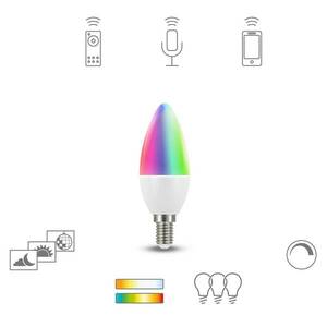 Müller Licht tint fehér+színes LED lámpa E14 4, 9W kép