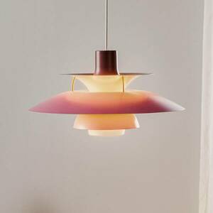 Louis Poulsen PH 5, designer függő lámpa rózsaszín kép
