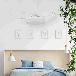 Mennyezeti ventilátor Fanaway Fraser light, fehér/világos kép