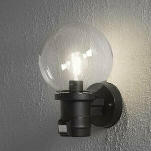 Nemi kültéri fali lámpa mozgásérzékelővel, fekete kép