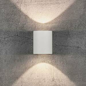 LED kültéri fali lámpa Canto 2, 10 cm, fehér kép