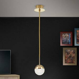 LED függő lámpa Ball, egy-izzós, arany kép